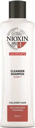 Nioxin System 4 Cleanser 300ml - Normale shampoo vrouwen - Voor Beschadigd haar/Droog haar/Gekleurd haar