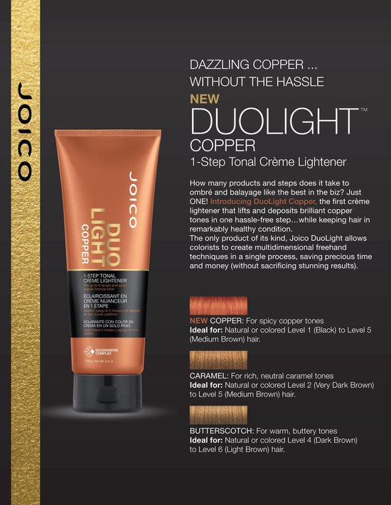 Joico Duo Light BUTTERSCOTCH 1-step Tonal Creme Lightener