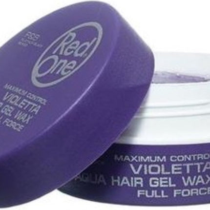Red One Aqua Hair Gel Wax Quicksilver 150 ml