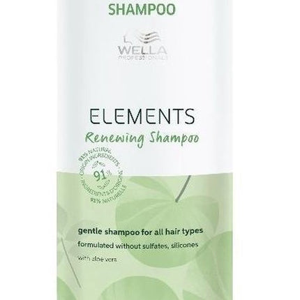 Wella Elements Renewing Shampoo 1000ml - Normale shampoo vrouwen - Voor Alle haartypes