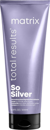Matrix Total Results So Silver Mask – Verzorgend en kleurneutraliserend masker voor blond, grijs en wit haar – 200 ml
