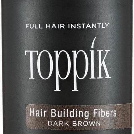 Toppik Hair Building Fibers Donkerbruin - 12 gram - Cosmetische Haarverdikker - Verbergt haaruitval - Direct voller haar