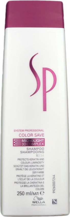 Wella SP Colour Save Shampoo-250 ml - Normale shampoo vrouwen - Voor Alle haartypes