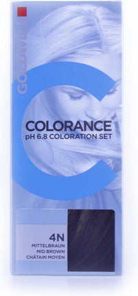 Goldwell - Colorance - pH 6.8 Coloration Set - 4N Mid Brown