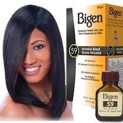 Bigen permanent powder hair color