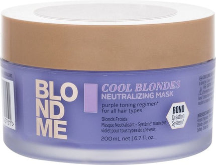 Haarmasker Blondme Cool Blondes Schwarzkopf (200 ml)