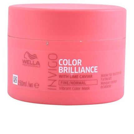 Wella Brilliance Masker fijn / normaal haar -150 ml - Haarmasker droog haar - Haarmasker beschadigd haar