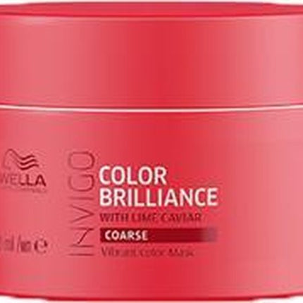 Wella Brilliance Haarmasker weerbarstig haar -150 ml - Haarmasker droog haar - Haarmasker beschadigd haar
