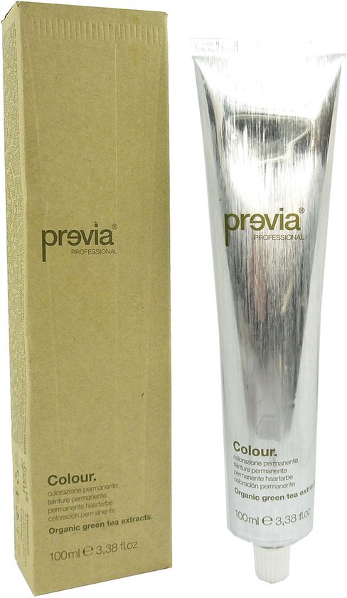 Previa Professional Colour Organic Green Tea Extracts permanente haarkleuring 100ml - 09,0 Very Light Blonde / Sehr Helles Blond