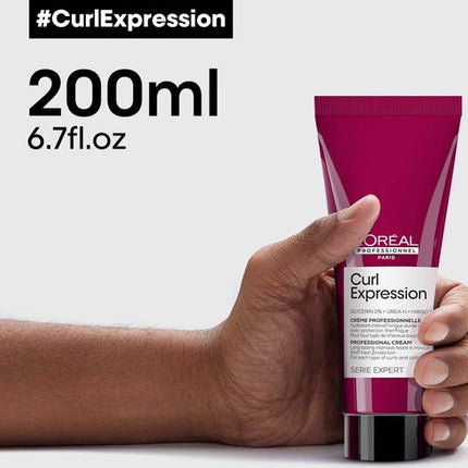 L’Oréal Professionnel Curl Expression Leave-In Moisturizer – Hydrateert en verstevigt krullen – Serie Expert – 200 ml