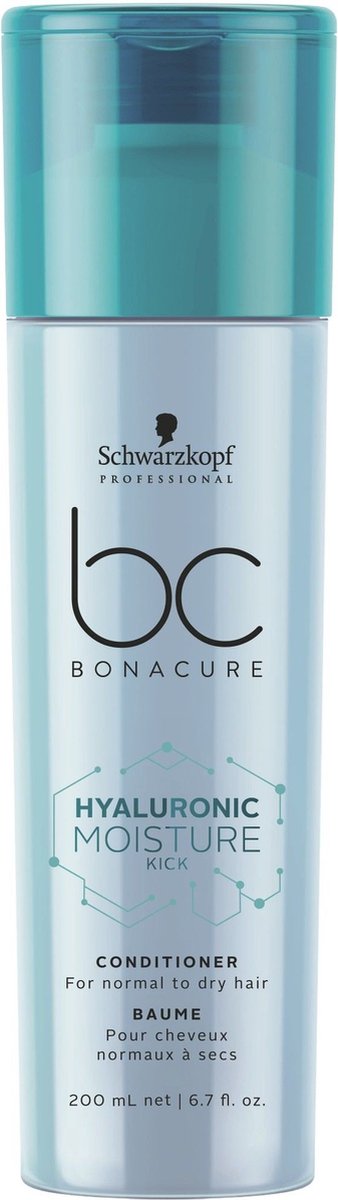 Schwarzkopf Bonacure Moisture Kick Conditioner 200ml - vrouwen - Voor - Conditioner voor ieder haartype