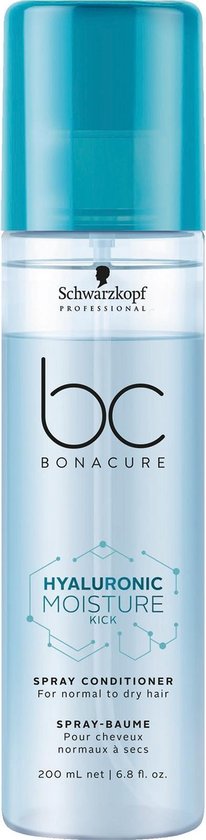 Schwarzkopf Bonacure Moisture Kick Spray Conditioner 200 ml - Conditioner voor ieder haartype