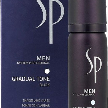 Wella SP Men Color Gradual Tone Black Mousse -90 ml