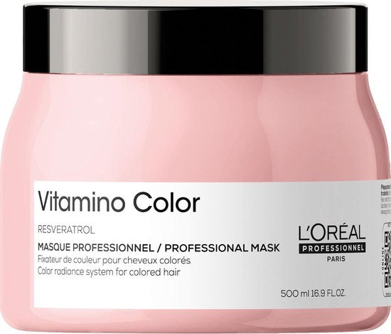 L'Oréal Professionnel Serie Expert Vitamino Color Haarmasker 500ml - Haarmasker beschadigd haar