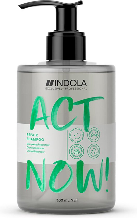 Indola - Act Now! - Repair Shampoo - 300 ml