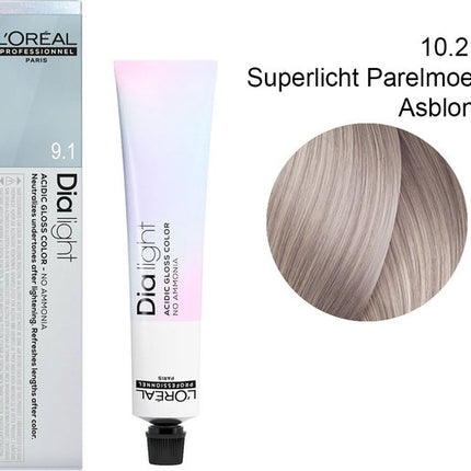 L'Oréal Haarverf Professionnel Dialight Coloration Ton Sur Ton Gel-Crème Acide 10.21 Iridescent Sorbet Milkshake