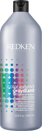 Redken Color Extend Graydiant Shampoo - Gray Hair Shampoo Neutralizing Yellow Tones - Shampoo - 1000 ml