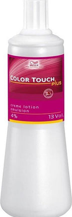 Permanente Kleur Color Touch Plus Emulsion 13 Vol 4% Wella 4% / 13 VOL (1000 ML)