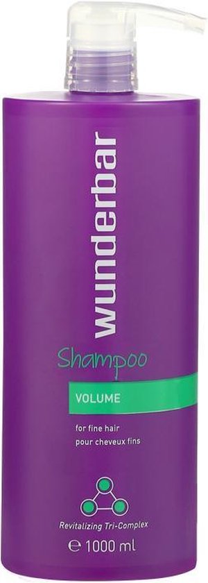 Wunderbar - Volume shampoo voor fijn haar - 1000ML