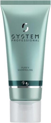 System Professional Purify Shampeeling P4 150 ml - Anti-roos vrouwen - Voor Gevoelige hoofdhuid/Hoofdhuid met roos/Vet haar