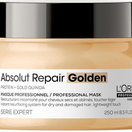 L'Oréal Professionnel Serie Expert Absolut Repair Gold Haarmasker GOLDEN 500 ml - Haarmasker droog haar - Haarmasker beschadigd haar