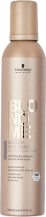 Schwarzkopf BlondMe Blonde Wonders Dry Shampoo Foam - Droogshampoo vrouwen - Voor - 300 ml - Droogshampoo vrouwen - Voor