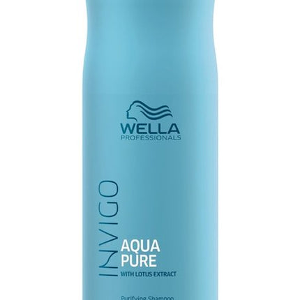 Wella Invigo Balance Aqua Pure Reinigende shampoo 1000 ml - Normale shampoo vrouwen - Voor Alle haartypes