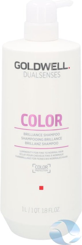 Goldwell Dualsenses Color Brilliance Shampoo - 1000ml - Normale shampoo vrouwen - Voor Alle haartypes