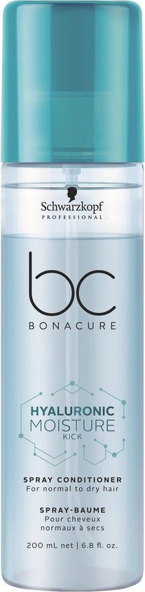 Schwarzkopf Bonacure Moisture Kick Spray Conditioner 200 ml - Conditioner voor ieder haartype