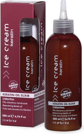 Inebrya - Ice Cream Keratin (Keratin Oil Elixir) 200 ml - 200ml