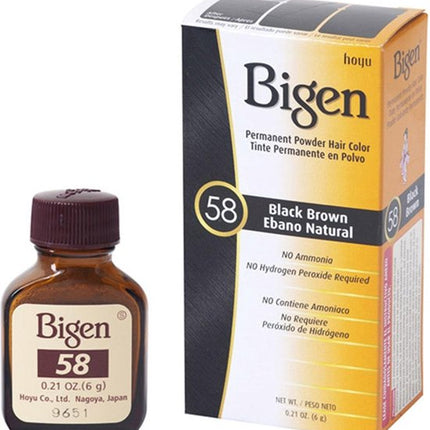 Bigen permanent powder hair color
