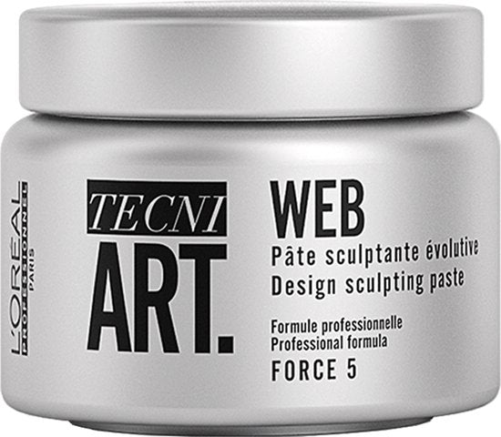 L’Oréal Professionnel Tecni.ART Web Sculpting Paste –  Vormgevende wax met een sterke hold – 200 ml