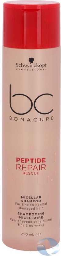 Schwarzkopf Professional - BC Bonacure Peptide Repair Rescue Micellar Shampoo - Micelární šampon pro poškozené vlasy - 250ml