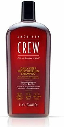 American Crew Daily Deep Moisturizing Shampoo-1000 ml - Normale shampoo vrouwen - Voor Alle haartypes