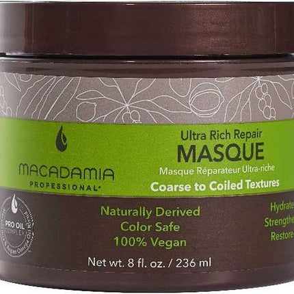 Macadamia Ultra Rich Repair Masque-236ml - Haarmasker beschadigd haar