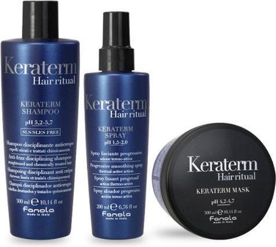 Fanola Keraterm Hair Ritual Spray 200ml voor gestraight haar