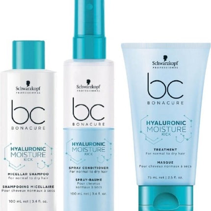 Schwarzkopf BC Hyaluronic Vocht Reismaat Set - 100+100+75ml