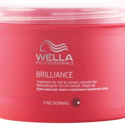 Wella Professionals Haarmasker Brilliance Masker Voor Fijn/Normaal Haar 500ml