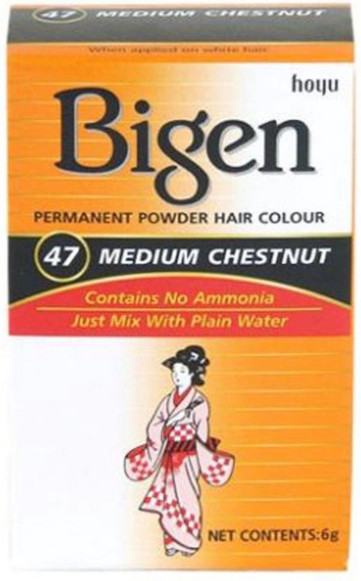 Bigen permanent powder hair color