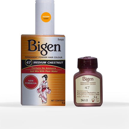 Bigen permanent powder hair color