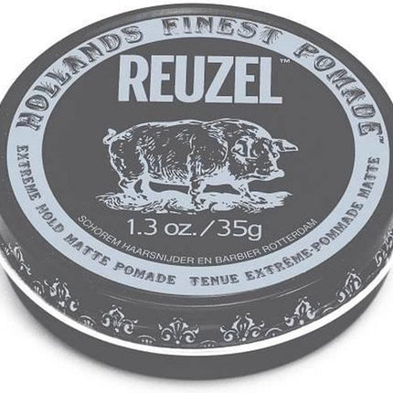 Reuzel - Hollands Finest Pomade Firmly Fixative Pomada On Water Base Black 35G