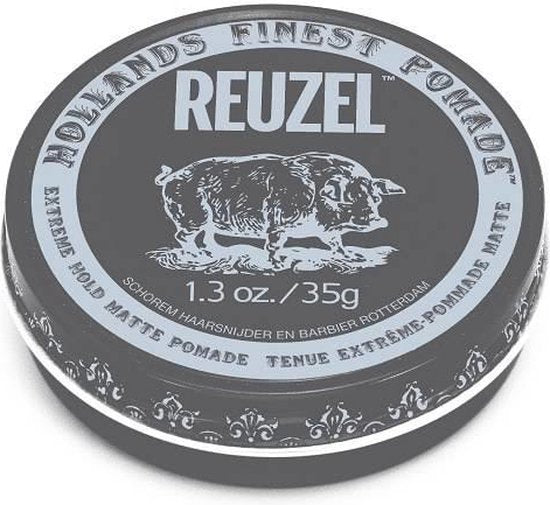 Reuzel - Hollands Finest Pomade Firmly Fixative Pomada On Water Base Black 35G