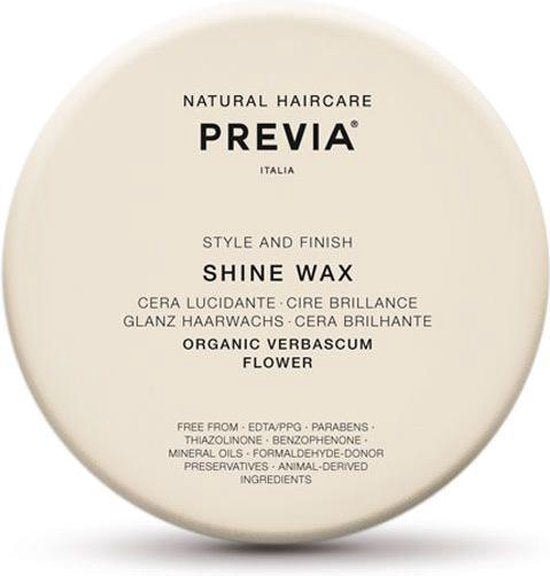 Previa Style & Finish Shine Wax 100ml - Biologische natuurlijke wax