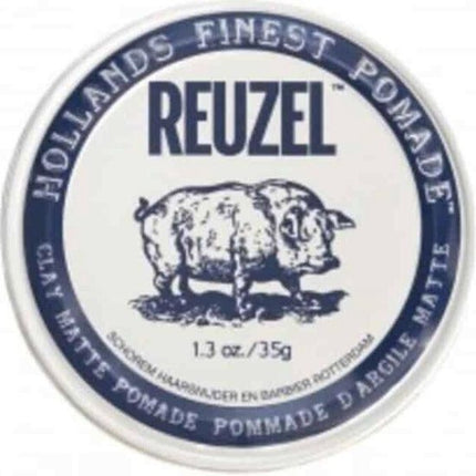 Reuzel - Hollands Finest Pomade Clay Matte Pomade Matte Hair Clay On Base Water 35G