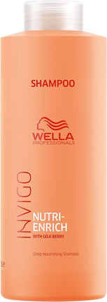 Wella Invigo Nutri Enrich Shampoo 1000 ml - Normale shampoo vrouwen - Voor Alle haartypes