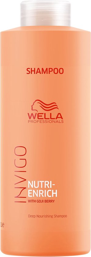 Wella Invigo Nutri Enrich Shampoo 1000 ml - Normale shampoo vrouwen - Voor Alle haartypes