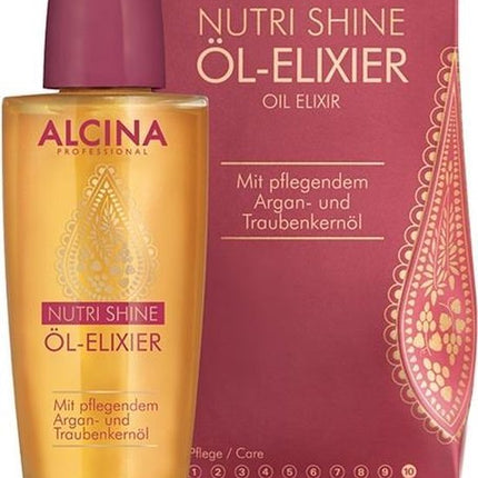 Alcina Nutri Shine Ol-exilir Olie Droog/beschadigd Haar 50ml