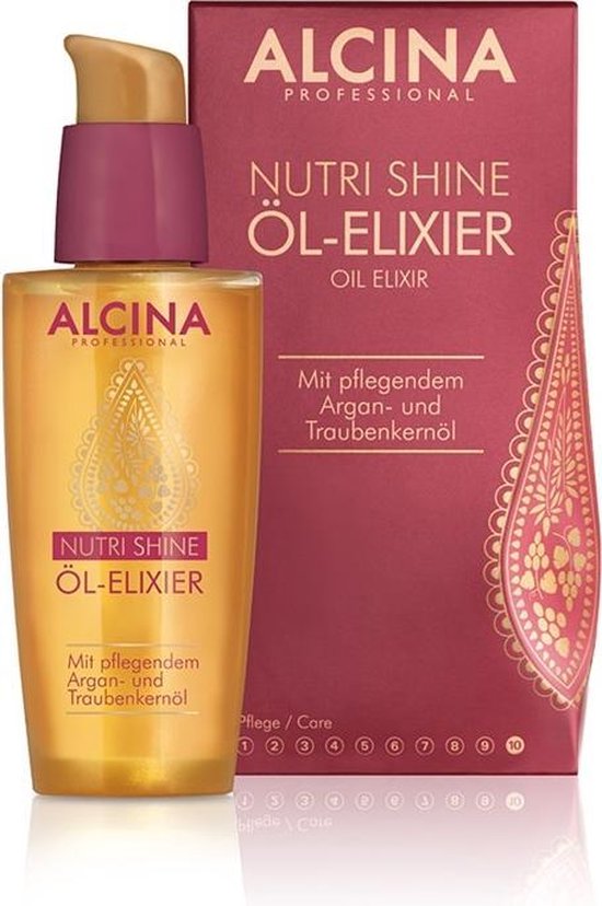 Alcina Nutri Shine Ol-exilir Olie Droog/beschadigd Haar 50ml