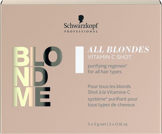 Schwarzkopf - Blond Me - Detoxifying - Vita-C Shot - All Blondes - 5x5 gram