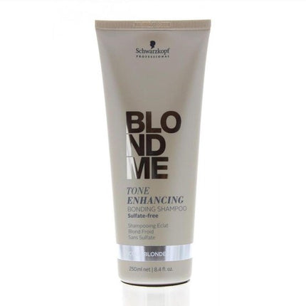 Schwarzkopf Professional - Restorative shampoo for highlighting cool blond shades BLONDME (Tone Enhancing Bonding Shampoo Cool Blonde s) - 250ml